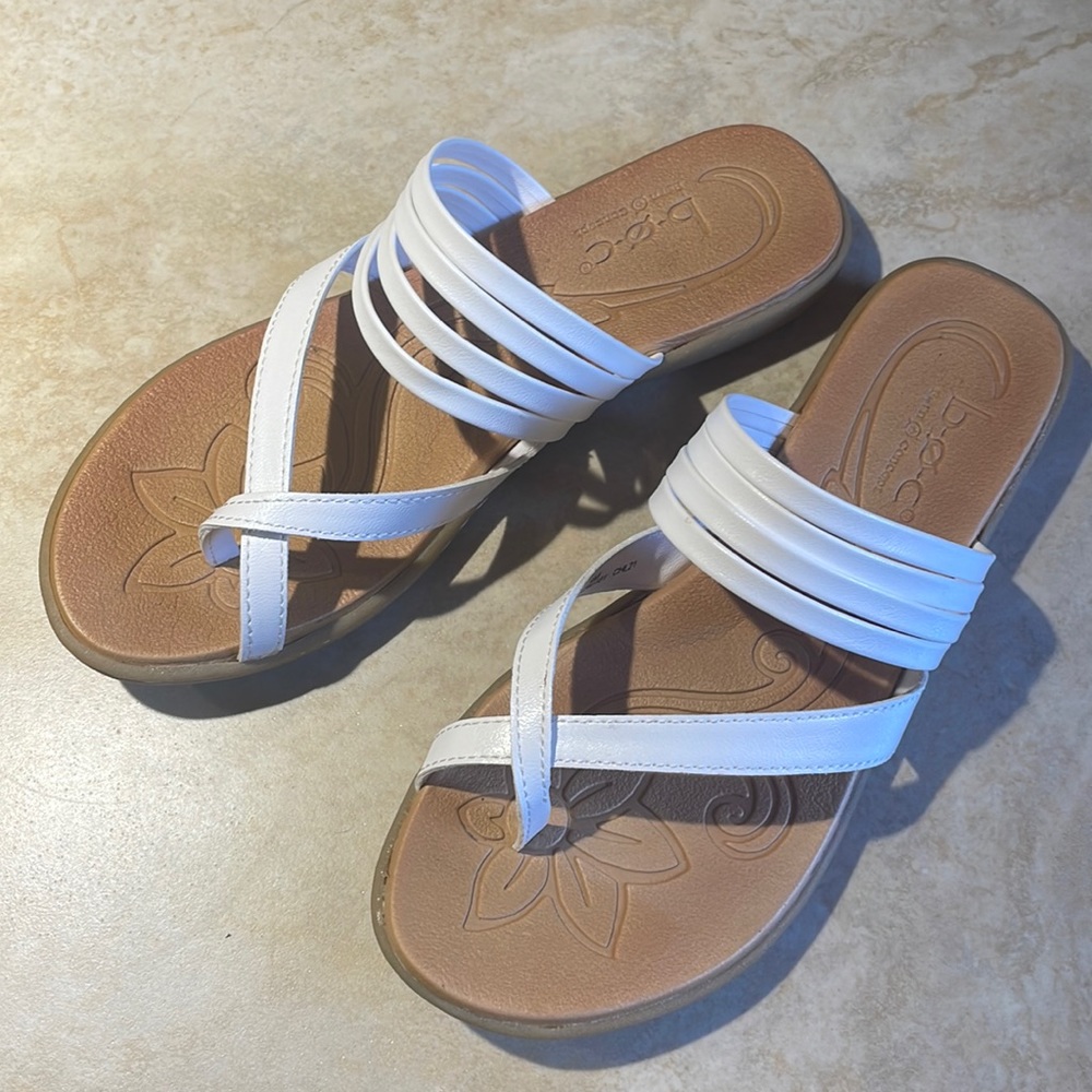 b.o.c. White Multi-Strap Toe-Loop Sandals - Picture 2 of 10